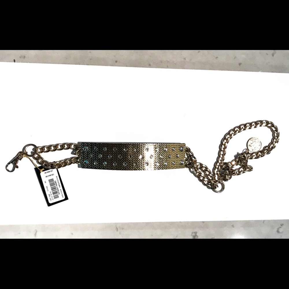 NWT Bebe Gold Metal Chain Plated Belt - Picture 3 of 7